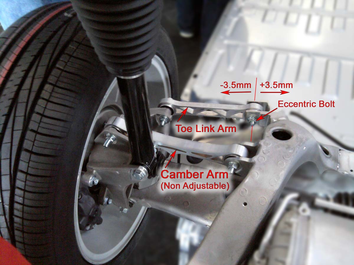 Diagram of Tesla S/X rear suspension.