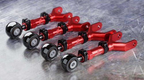 N2itive Tesla Model 3 and Y Adjustable Camber & Toe Arms - Alignment Kit 3 Red