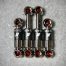 N2ITIVE RSX-2 GEN2 Lowering Links Kit is designed to reduce vibration and shudder during acceleration on 2012-2020 Tesla Model S and Tesla Model X vehicles. The Kit includes four adjustable Lowering Links for precisely adjusting the car’s ride height. Lowering the vehicle reduces the stress on the car’s half-shafts, which then reduces the vibration during acceleration.