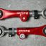 N2ITIVE PRE-2020 Series TSX-2 Rear Adjustable Toe Arms are designed to eliminate uneven rear tire wear on 2012-2020 Tesla Model S and Tesla Model X vehicles. They are made of heat treated aluminum and have 5x greater range of the factory toe arms. These toe arms will extend the life of your tires, saving you from rear inner tire wear, and allow you to have your Tesla suspension in perfect alignment.